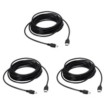 3Stück 10 Fuss für Ps3 Usb Kabel Kontroller Lade Kabel Drahtlos Dualshock Sixaxis Cechzc2U Joystick Daten Synchronisation Fuer 3