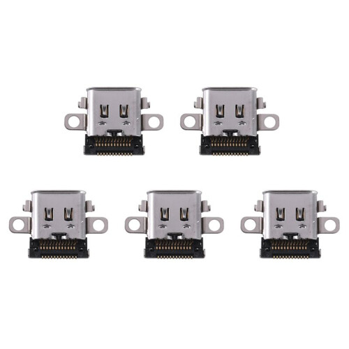 5X Charging Port Type-C Charger Socket Connector Replacement Repair Part for   NS 2017 Console