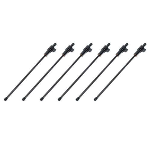 6 - Pkg Starke Schwarze Kohlefaser Cello Endpin 3/4 & 4/4 Cello Teile