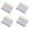 80 Pcs 0.7mm Tip Gel Silver Tone Ink Pen Refill Replacement 1