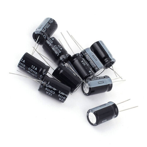 30Pcs 25V 2200UF Through Hole Aluminium Electrolytic Capacitor 13x20mm 1