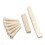 24 Bridge Pins + Saddle + Bridge Saddle Bone / Bone Acoustic Guitar White 3