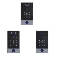 3X TTLock Gezichtsherkenning Toegangscontrole Toetsenbord Standalone Waterdichte Vingerafdruk Toegangscontroller voor Deurslot-B