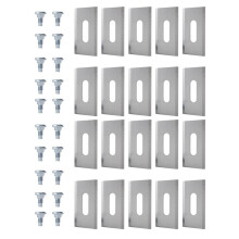 Trimmer Blade Lawn Mower Grass Replacement Trimmer Cutter for Automower/Garden Robotic Lawnmower Tools 20PCS,A