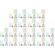 320 Pcs Mandala Dotting Outils pour Peinture Roches Mandala Pochoirs Kit Boule Stylus Argile Sculpture Sculpture Outils