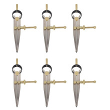 6X Leather Rotating Tool Diy Wing Divider Adjustable Steel Leather Making Rotating Tool