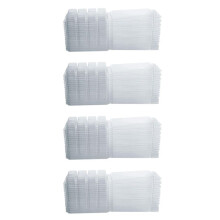 Wax Melt Containers-8 Cavity Clear Empty Plastic Wax Melt Molds-100 Packs Cubes Clamshells for Tarts Wax Melts