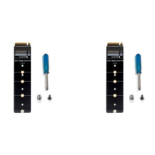 2X M.2 NVMe M Key Protection PCB Board Converter PCIe 4.0 Solid State Drive Protector Adapter Support 2230 to 2280