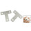 40 Pcs Angle Plate Corner Brace Flat T Shape Repair Bracket 40mm x 40mm 3