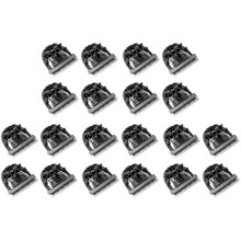 20X Couteau en Titane en CéRamique Noire pour Chien de Compagnie Tondeuse à Cheveux Lame TêTe de Tondeuse pour BaoRun P2 P3 P6 P9 S1 LILI ZP-295