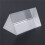 8Pcs Clear Triangular Prism for Rainbow Lights Crystal Optical Prisms Glass Physics Teaching Refracted Light Spectrum 6