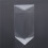 8Pcs Clear Triangular Prism for Rainbow Lights Crystal Optical Prisms Glass Physics Teaching Refracted Light Spectrum 8
