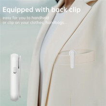 2X  Pocket FM Radio 300MAh Rechargeable Portable 76-108MHZ Radio with Backlight LCD Display Wired 3.5mm Headphones