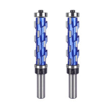 2X Frez 12.7Mm Shank 65Mm Flush Trim End Mill PełNowęGlikowe Spiralne PodwóJne ŁOżYsko Frez CNC do Drewna