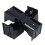 Plastic Single 26650 Battery Holder Case Storage Box 40Pcs Black 3