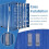 24pack Shipping Container Air Vent Kit Heavy Duty Shipping Container Accessories Flow Ventilation Kit 4