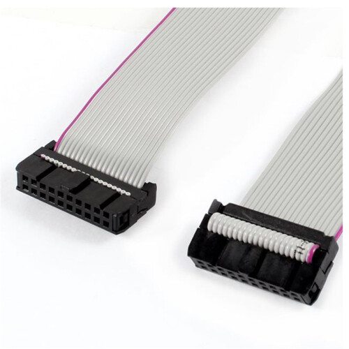 6 Pieces 2.54 mm Pitch 20 Pin F/F IDC Flat Ribbon Cable Connector 2