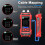 TOOLTOP Network Cable Tester 4 in 1 Multi-Function Fiber Optical Power Meter Visual Fault Locator Noise-Free LAN  Tracking 9