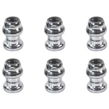 6st 22,2 mm Fietsheadset 1 Inch Fixed Gear Racefiets Headset Lager Fixed Gear Racefiets Aluminiumlegering Headset, Zilver