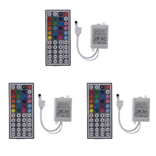3X 44Key IR Remote Controller for RGB 5050 LED Light Strips