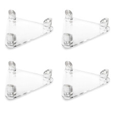 4X Acrylic Stand - Holds Footballs, Basketballs, Volleyballs or Soccer Balls - Display Stand or Holder