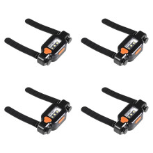 4X Date ÉLectronique LED Canne à PêChe Capteur Lumière Gravité Induction Lampe Bouchée de Poisson Son Alarme Cloche pour la PêChe de Nuit