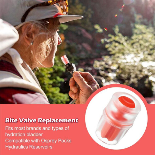 8 Packs Bite Valve Replacement Sheath for Water Bladder, Packs Hydraulics Reservoirs, Hydration Pack Bite Valve 1