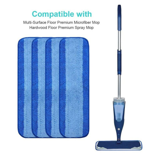 12 Pack Microfiber Cleaning Pads for Bona Premium Spray Mop 2