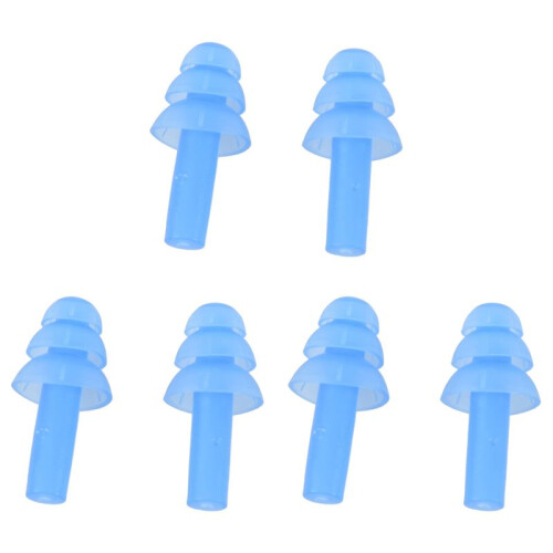 3 Pair Swimming Dive Flexible Silicone Ear Plugs Earplug 1