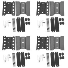 4X Metal RC Car Workstation Work Stand Repair 360 Degree Rotation for 1/8 1/10 1/12 1/16 Scale Models,Black