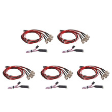 5X 4 LED Licht Kit 2 Weiß 2 Rot mit 3CH Lampenbedien Feld für 1/10 1/8 TRX4 HSP Axial SCX10 D90 HPI RC Auto