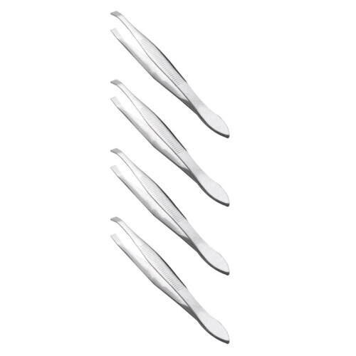 4X 9 cm Metallo Piana Bocca Sopracciglio Forcipe 1