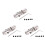 3X Rc Double Universal Joint Cardan Joint Gimbal Couplings with Screw,4x4Mm 1