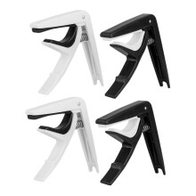Guitar Capo Set Plastic 4pcs for Acoustic and Electric Guitars Ukulele Fast Key Changes