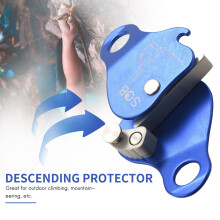Aluminum Climbing Rope Blocker for Outdoor Climbing