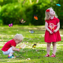 48 Pcs Butterfly Bug Net for Kids Insect Collecting Net Bug Catcher Fishing Net Science Nature Exploration Tools