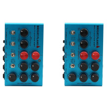 2X MOSKYAUDIO Audio Bright Flame Multi-Gitarrenverstärker-Simulator-Pedal Stereo-Kabinett Sim-Box Preamp DI-Box Effektpedal