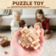 WoodPuzzle Brain Teaser Toy Games for Adults / Kids