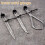 Spring Inside Outside Divider Caliper Set 8-Inch Machinist Tools 3-Pack 4