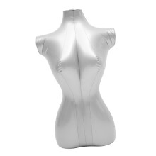 Inflatable Female Dress Form Torso for Clothing Display, Lightweight and Space Saving Design