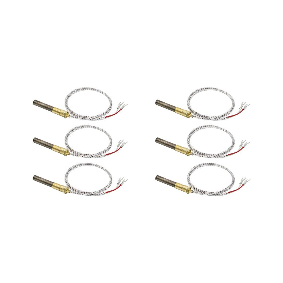 36In 750Mv Thermopile Fit For Heat Glo Heatilator, 750 Millivolt Thermocouple Replace For Fireplace Parts Q313a, 6Pcs 6033360397163