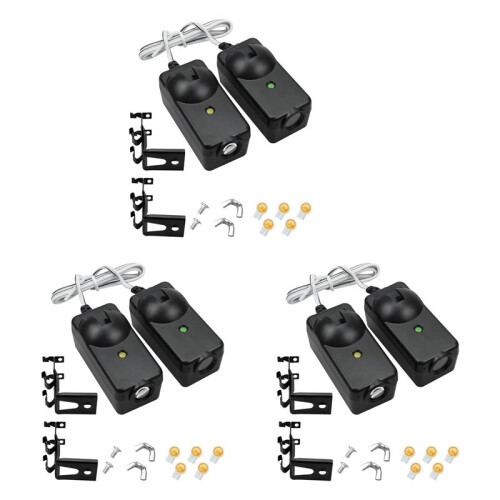 6St Garagedörröppnare Säkerhetssensor  Eyes Passar för Liftmaster  Chamberlain med Fästen
