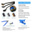 70 Pcs 3D Printer Tool Kit Debur Tool Cleaning and Removal Tool for 3D Printing Model Removing, Cleaning, Finishing 4