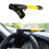 Heavy Duty Adjustable Steering Wheel Lock Type B, Bright Yellow AntiTheft Device for Cars with 2 Keys 1