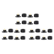 12X Shock Spikes Spring Damping Pad HIFI Stand Feet Speaker Spike Foot Pad KTV Stage Speakers Aluminium Isolation Black
