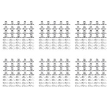 120 Sets Marine Grade Twist Lock Fasteners Turn Button Eyelet and Stud, for Canvas Fastener Turn Buttons