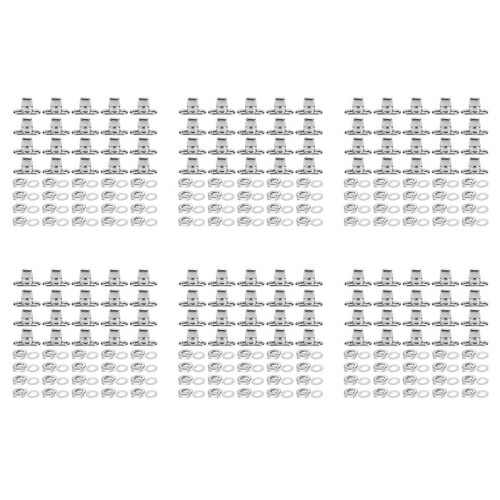Lock In Button 120 Sets Marine Grade Twist Lock Fasteners Turn Button Eyelet and Stud ...