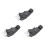 3X Right Rear Central Contro Door Lock Motor Actuator  Motor for 1