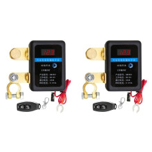 2X 12V Remote Battery Disconnect 260A Automatic Power Shut Off Car Remote Battery Cut Off