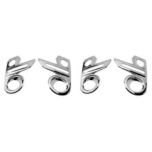 4x for Raize 200 Series Car Chrome Front Fog Light Lamp Cover Trim Foglight Bezel Decoration Frame